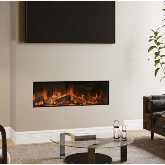 Evonic Electra 1250 Integrated Electric Fire | Glass Fronted | EVE1250GF