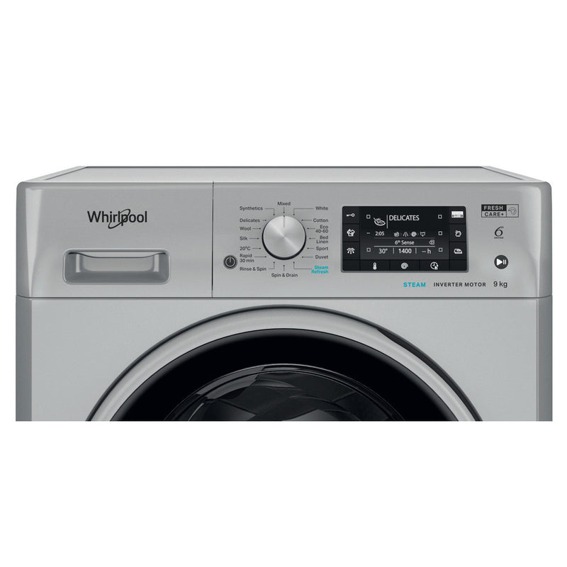Load image into Gallery viewer, Whirlpool FreshCare+ Washing Machine | 9kg | 1400 Spin | Gunmetal | FFD 9489 SBSV UK
