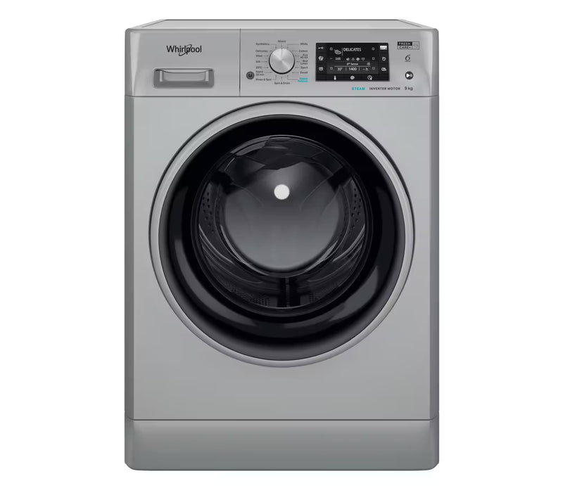 Load image into Gallery viewer, Whirlpool FreshCare+ Washing Machine | 9kg | 1400 Spin | Gunmetal | FFD 9489 SBSV UK
