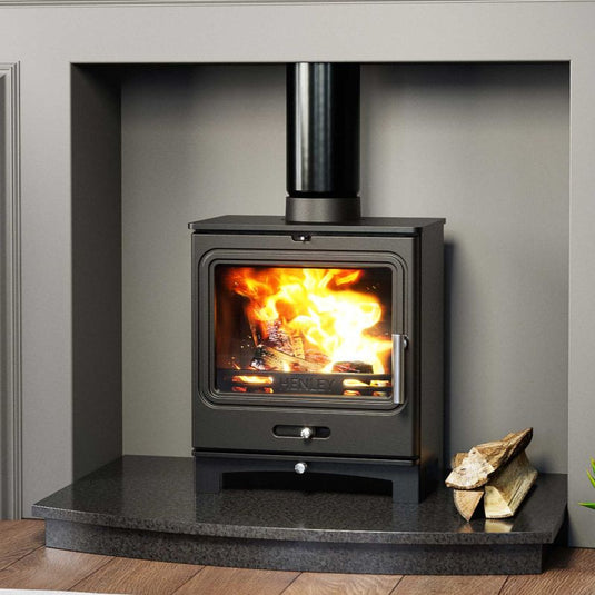 Henley Clearwood 5kW Eco | Multi Fuel | Matt Black | ST445