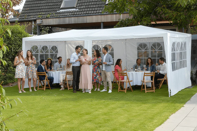 Завантажте зображення в засіб перегляду галереї, Garden Party Gazebo with Sidewalls - 3m x 6m | 301628
