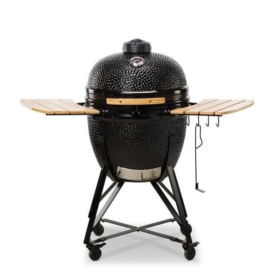 kamado bono media bbq in black