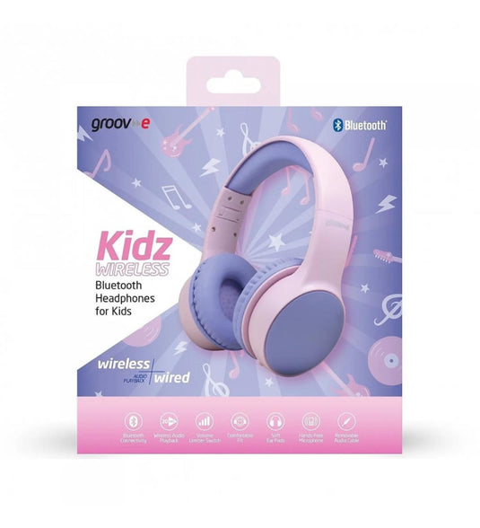 GROOV-E Kidz Bluetooth Headphones | Pink | 299602