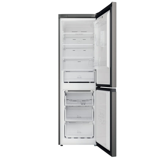 Hotpoint Fridge Freezer | 191.2x60cm | No Frost | Silver/Black | H5X82OSK