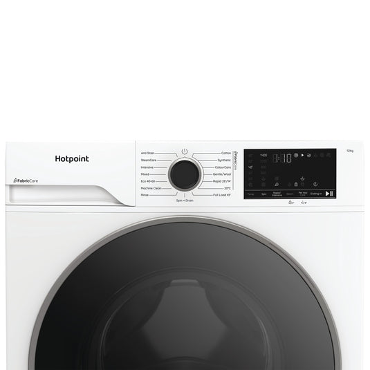 Hotpoint 12kg Washing Machine | White | 1400rpm | HBCA 123 CARE UK