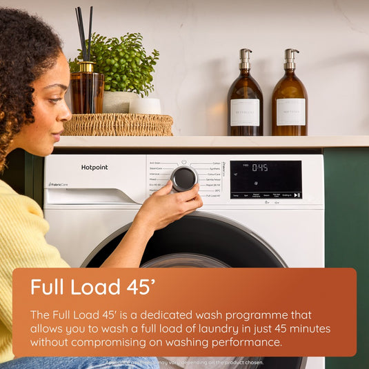 Hotpoint 12kg Washing Machine | White | 1400rpm | HBCA 123 CARE UK