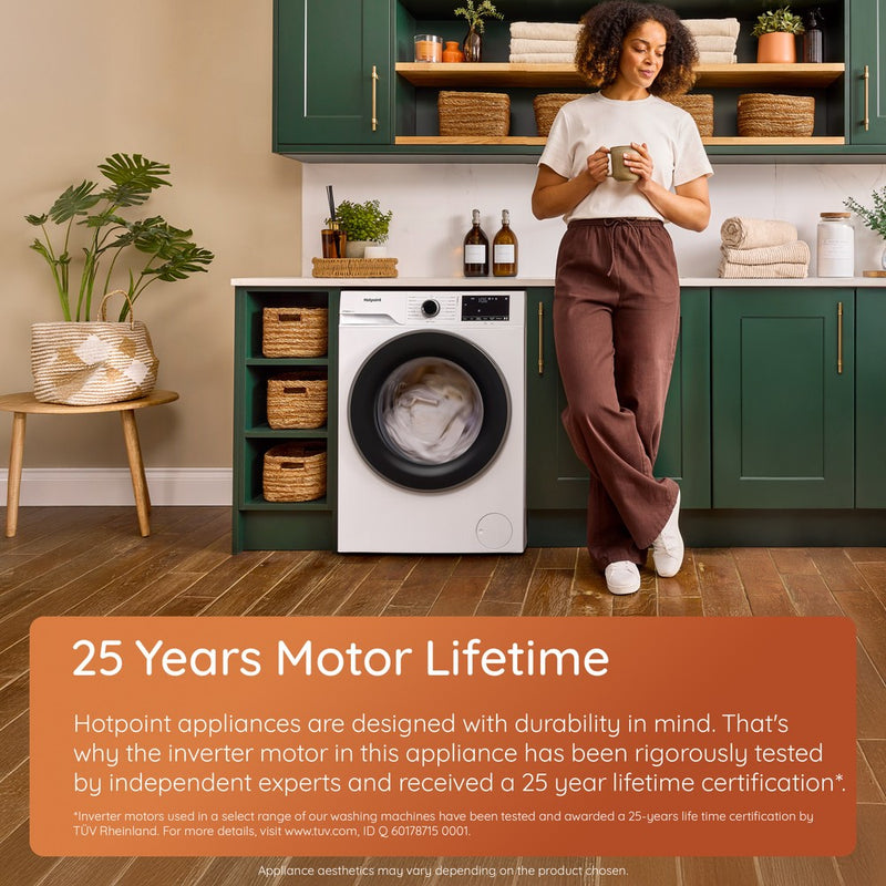 Załaduj obraz do przeglądarki galerii, Hotpoint 12kg Washing Machine | White | 1400rpm | HBCA 123 CARE UK
