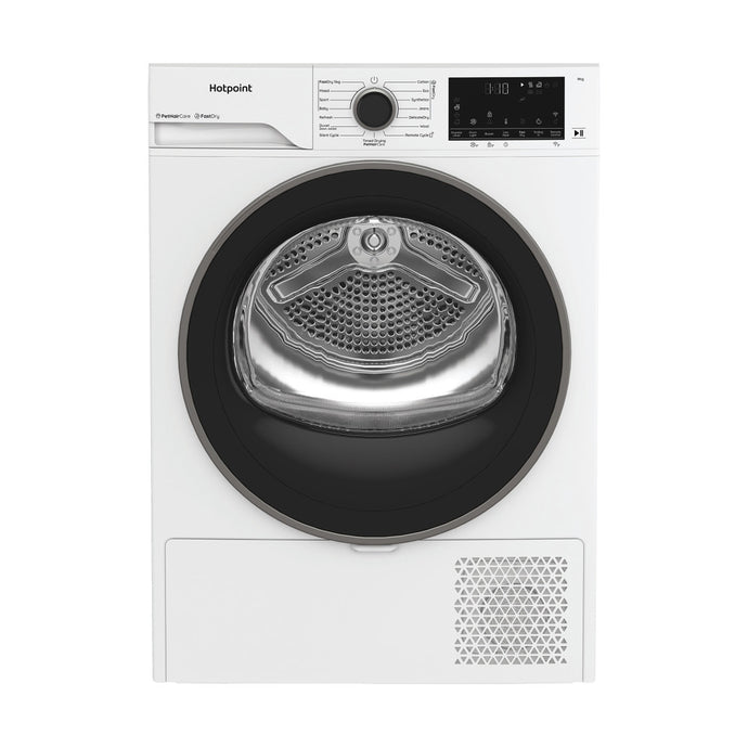 Hotpoint heat pump tumble dryer: freestanding, 9,0kg | HHD W90 WW IRE