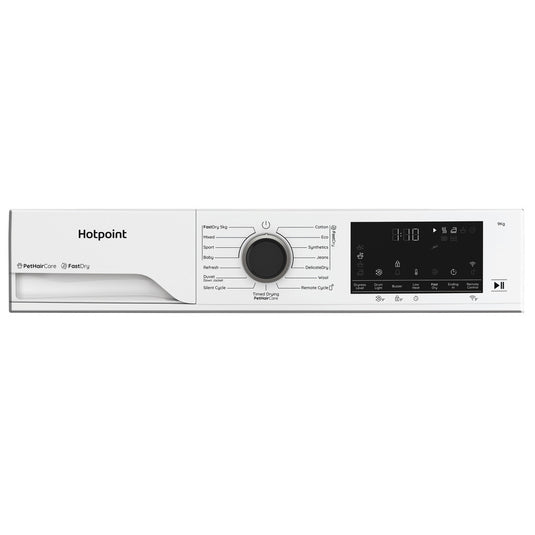 Hotpoint heat pump tumble dryer: freestanding, 9,0kg | HHD W90 WW IRE