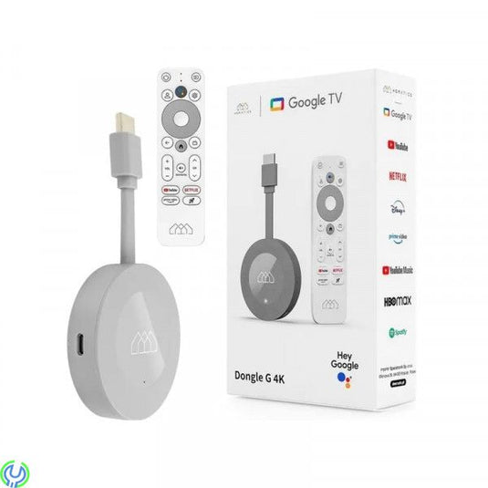 Google TV 4K Dongle | WiFi & RJ45 | HDR+ | Smart Remote | 2GB RAM 32GB | 034908