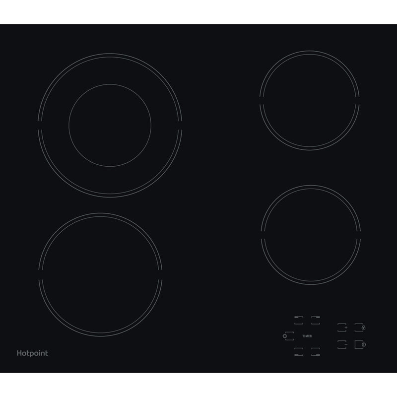Load image into Gallery viewer, Hotpoint Ceramic Hob | Black | 60CM | HR 612 CH
