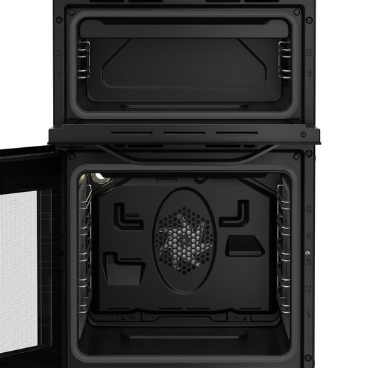 Hotpoint 50cm Electric Cooker with Ceramic Hob | Black | HTE5VCB