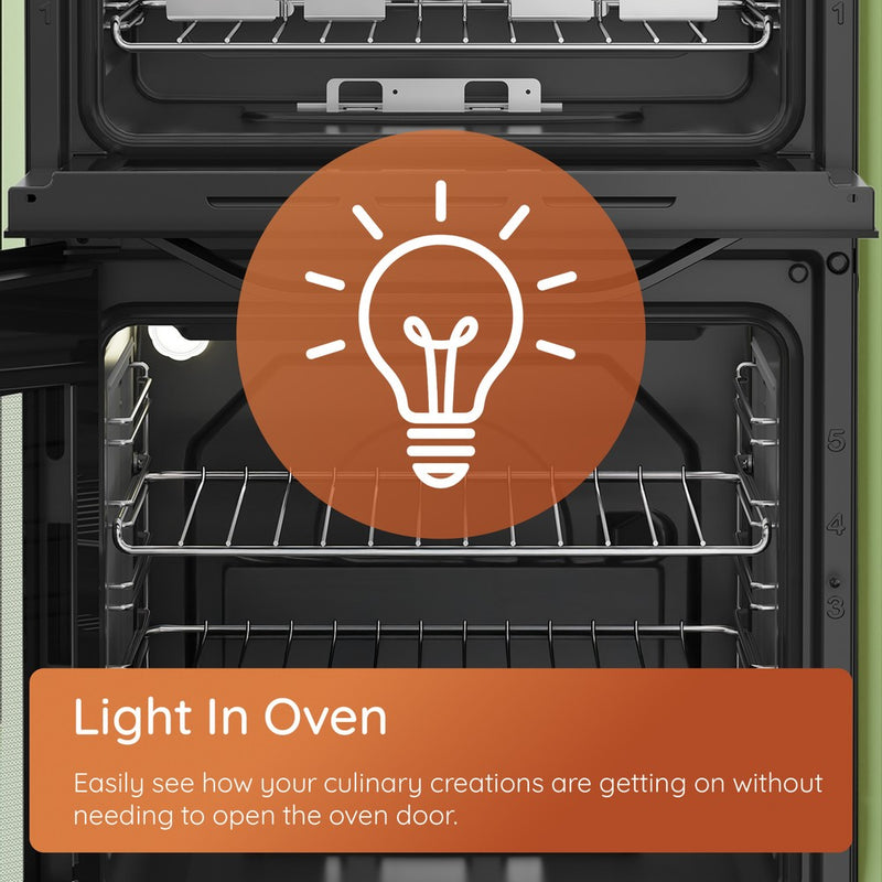 Load image into Gallery viewer, Hotpoint 50cm Electric Cooker with Ceramic Hob | Black | HTE5VCB
