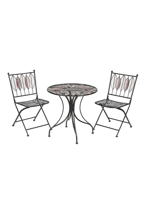 Premier 70cm Bistro Set | Brown & Black Arboretum | FN250506