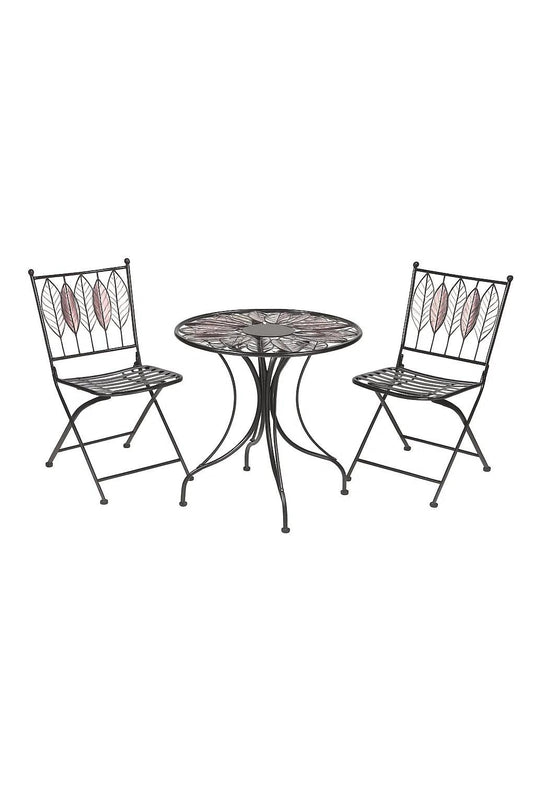 Premier 70cm Bistro Set | Brown & Black Arboretum | FN250506
