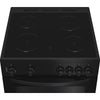 Indesit 60cm Electric Double Cooker | 69L + 36L | Easy Clean Enamel | Black | IDE6VMB