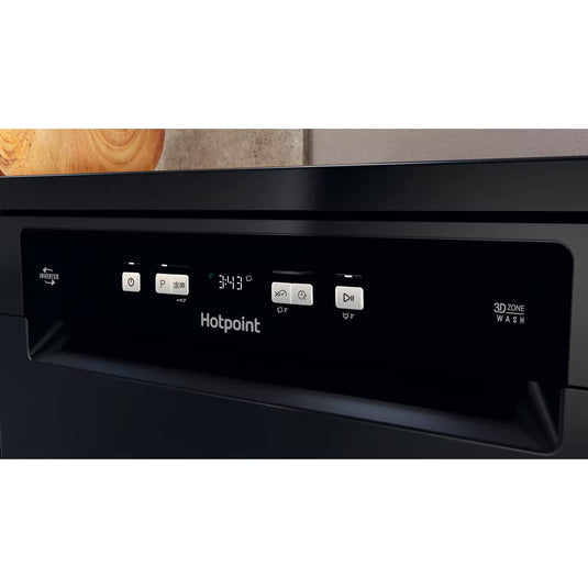 Hotpoint Freestanding Dishwasher | 14 Place Settings | Black | HFC3C26WCBUK