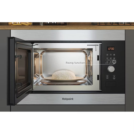 Hotpoint Built-In Microwave with Grill | 25L | Stainless Steel | MF25GIXH