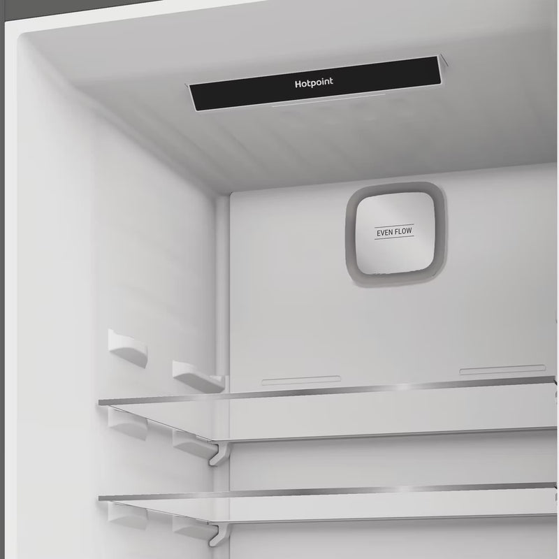 Load image into Gallery viewer, Hotpoint 60/40 Freestanding Fridge Freezer | 316L | Dual No Frost | Inverter Compressor | Touch Display | Black | HPK26363XBR5UK
