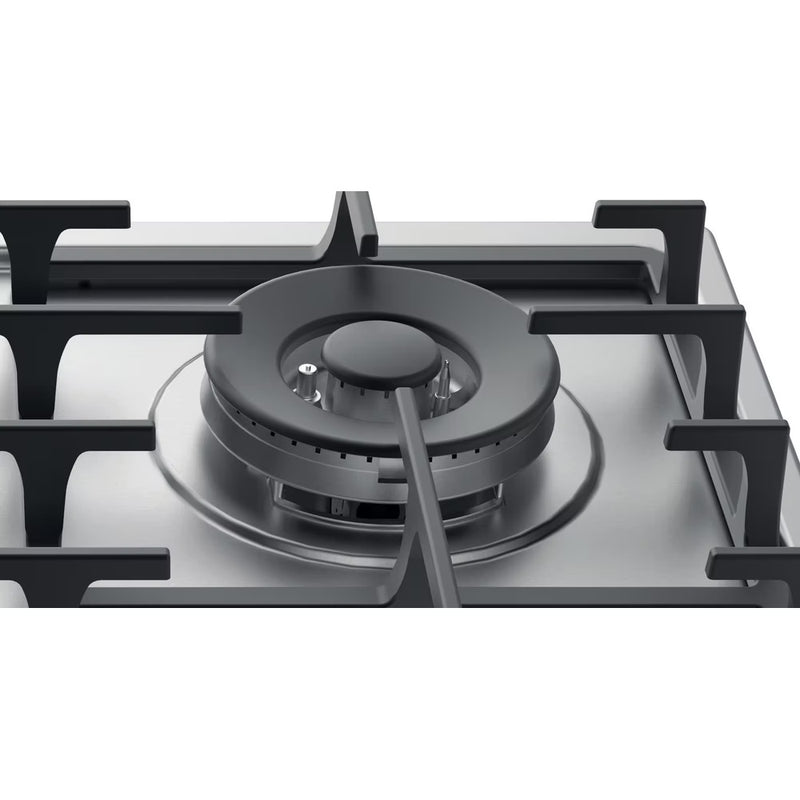 Load image into Gallery viewer, Hotpoint Flame Control Gas On Metal Hob | Stainless Steel | Cast Iron Supports | 4 Burners with Wok Burner and 9 Levels | PPH60GDFIXUK
