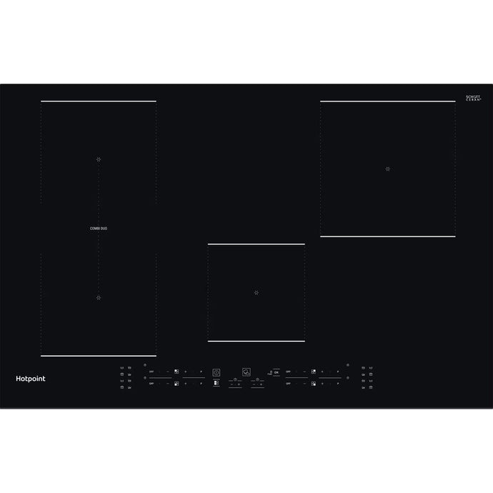 Hotpoint My Menu Induction Hob | Black | 9 Power Levels | Touch Control with Combi Duo And Boost Power | TB3977BBF