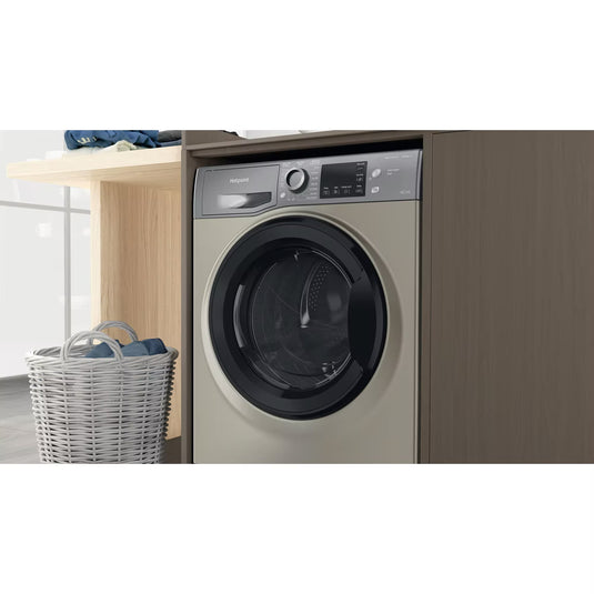 Hotpoint Freestanding Washer Dryer | 9kg Wash | 6kg Dry | Steam Hygiene | 1400rpm | Graphite | NDB9635GKUK