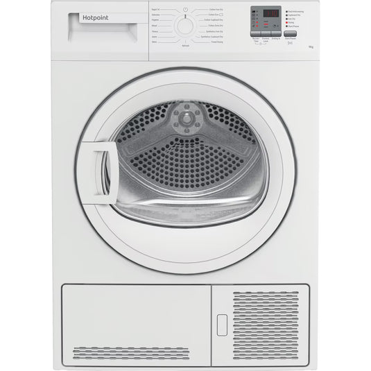 Hotpoint Dryer 9kg Condenser Sensor Dry White 15 Cycles | CHDC92WWGDUK
