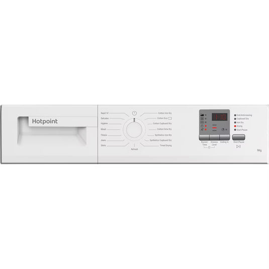 Hotpoint Dryer 9kg Condenser Sensor Dry White 15 Cycles | CHDC92WWGDUK