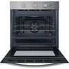 Indesit Single Fan Oven | Enamel Coating | Grill Plus Fan | 66l with 3 Dial with Timer | A | Stainless Steel | IO233XUK