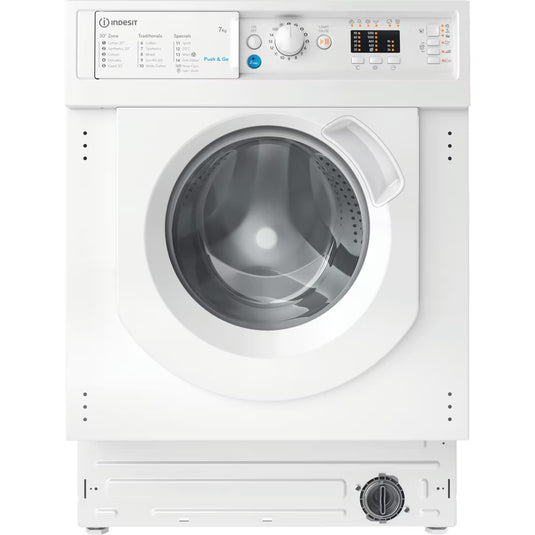Indesit Built In Front Loading Washing Machine | 7kg  | BIWMIL71252UKN