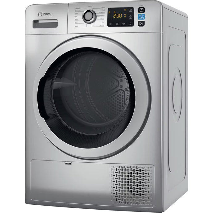 Indesit Heat Pump Tumble Dryer | Freestanding | 9kg | Silver | YTM1192SSXUK