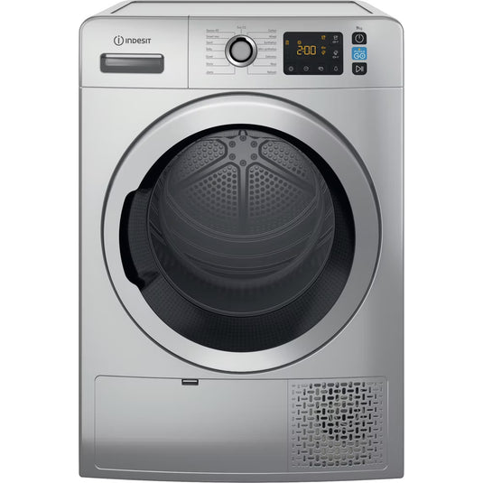 Indesit Heat Pump Tumble Dryer | Freestanding | 9kg | Silver | YTM1192SSXUK