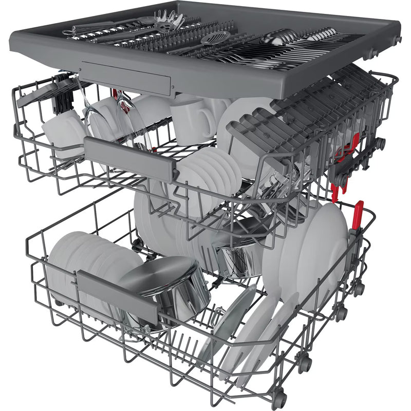 Load image into Gallery viewer, Whirlpool Freestanding Full Size Dishwasher | Stainless Steel | 14 Place Settings | D Rated | WIC3C33PFEUK
