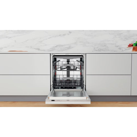 Whirlpool Freestanding Full Size Dishwasher | Stainless Steel | 14 Place Settings | D Rated | WIC3C33PFEUK