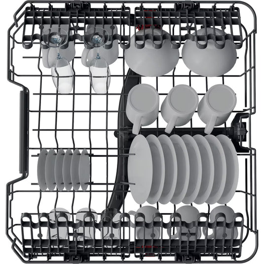 Whirlpool Freestanding Full Size Dishwasher | Stainless Steel | 14 Place Settings | D Rated | WIC3C33PFEUK