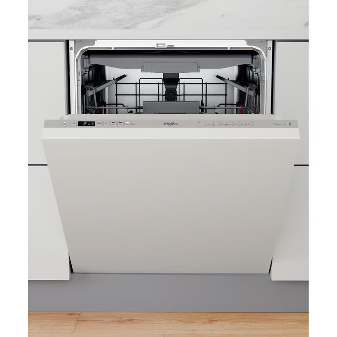 Whirlpool Freestanding Full Size Dishwasher | Stainless Steel | 14 Place Settings | D Rated | WIC3C33PFEUK