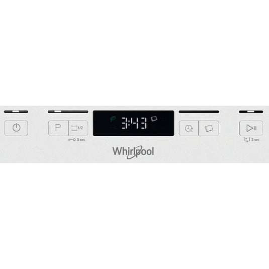 Whirlpool Freestanding Full Size Dishwasher | White | 14 Place Setting | E Rated | W2FHD626UK
