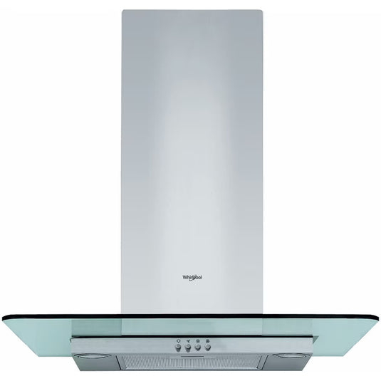 Whirlpool 60cm T-box Hood | Button Control | Stainless Steel with Zenmode | 52/ 71 Db | WHFG64FLMX