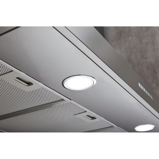 Whirlpool 90cm T-box Hood | Button Control | Stainless Steel with Zenmode | 53/ 69 Db | WHBS93FLEX