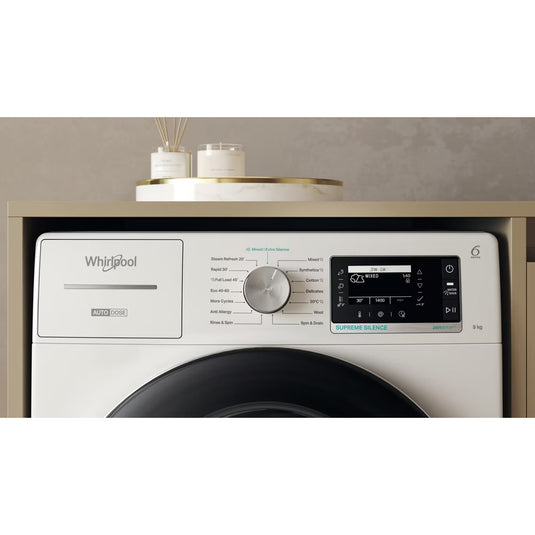 Whirlpool Washing Machine | 9kg | White | A-30% | W899ADSILENCEUK