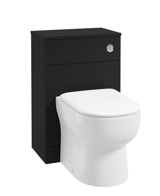 Sonas Scandinavian Back To Wall Wc Unit black
