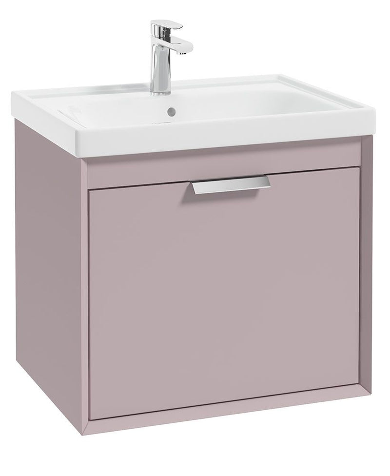 Załaduj obraz do przeglądarki galerii, Sonas Fjord vanity unit Cashmere Pink with Brushed Chrome Handle
