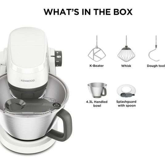 Kenwood Multi Tasker Stand Mixer | White | KHC30.000WH
