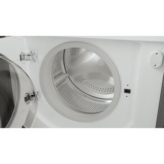 Hotpoint 7kg Integrated Washing Machine | 1400 RPM | Anti-Stain | Wool Care | White | BIWMHG71483UKN