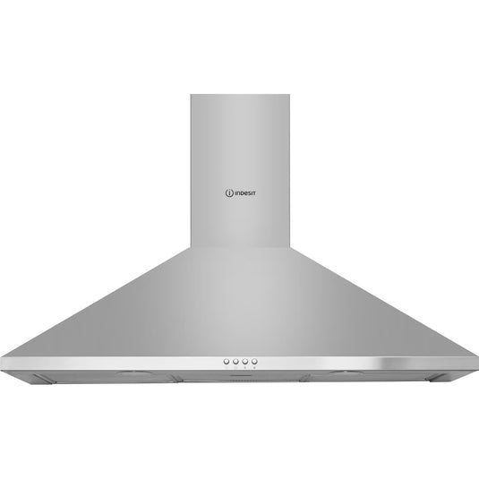 Indesit 90cm Chimney Cooker Hood | Stainless Steel | IHPC95LMX