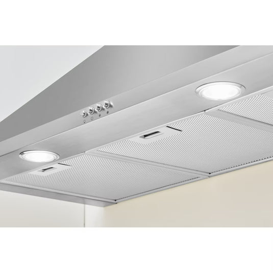 Indesit 90cm Chimney Cooker Hood | Stainless Steel | IHPC95LMX