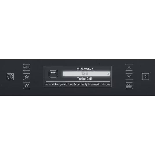 Hotpoint Class 9 Built-in Combi Microwave | 40L | Black Steel | MP996BMH