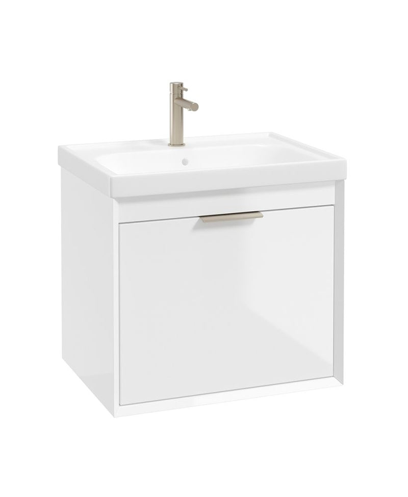 Załaduj obraz do przeglądarki galerii, Sonas Fjord vanity unit white  Brushed Nickel Handle
