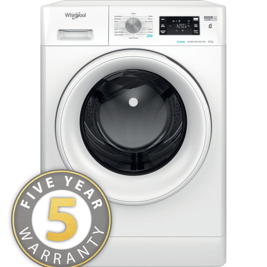 Whirlpool Washing Machine | 8kg | 1400 Spin | White | FFB 8469 WV UK