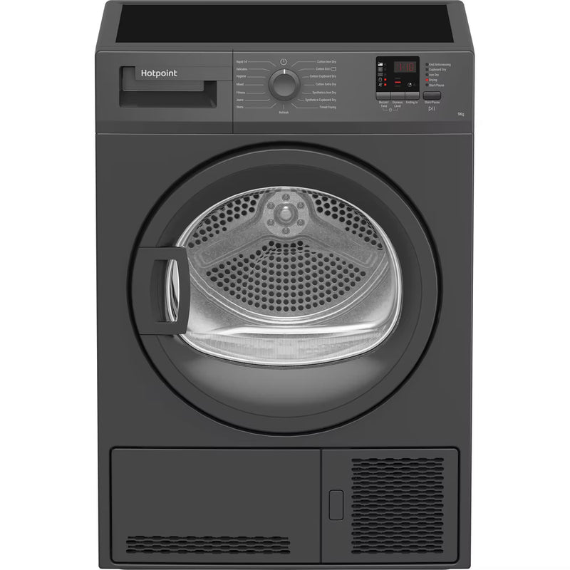 Load image into Gallery viewer, Hotpoint 9kg Condenser Tumble Dryer Anthracite 15 Cycles | CHDC92GGGDUK
